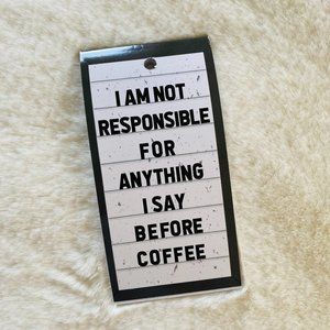 Desktop Notepad Coffee Lover Humor Office Supplies NEW